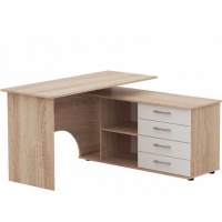 Стол «Гарвард» ПР 130х120, Дуб сонома/белый Стол «Гарвард» ПР 130х120, Дуб сонома/белый