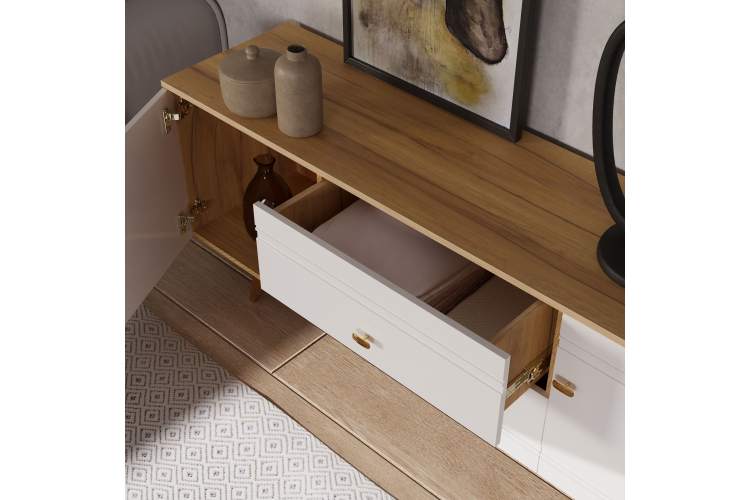 Тумба Вега Сапфир ТВ 1500, белый глянец-8