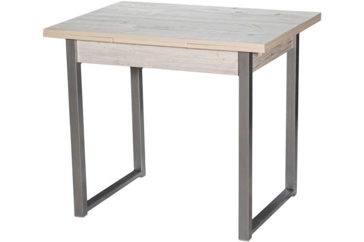 Стол М102 «Алан» ДП1-01-11 900(1200)(1500)*670, ЛДСП:Наоми, Н/стола (Металлик)-1