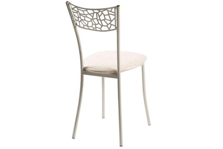 Обеденная группа (Стол Милагро и 2 стула Кемпер), белый мрамор-8