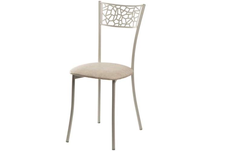 Обеденная группа (Стол Милагро и 2 стула Кемпер), белый мрамор-7