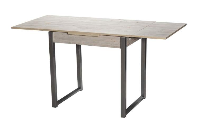 Стол М102 «Алан» ДП1-01-11 900(1200)(1500)*670, ЛДСП:Наоми, Н/стола (Металлик)-2