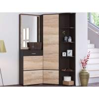 Прихожая «Виола» угловая М, Венге/дуб сонома