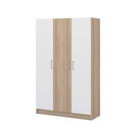 Шкаф «Алёна» 3-х дверный (без зеркал), Дуб сонома/Белый