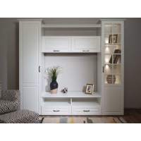 Гостиная «Лацио», Белый/Белое дерево