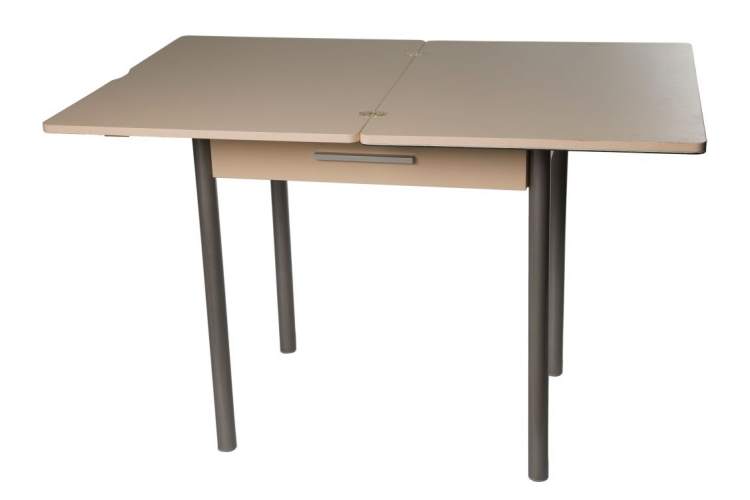 Обеденная группа (Стол Милагро и 2 стула Кемпер), белый мрамор-6