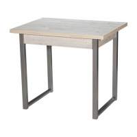 Стол М102 «Алан» ДП1-01-11 900(1200)(1500)*670, ЛДСП:Наоми, Н/стола (Металлик)