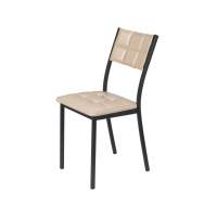 Стул Дункан ДП2-20, Pegas бежевый, каркас черный матовый Стул Дункан ДП2-20, Pegas бежевый, каркас черный матовый