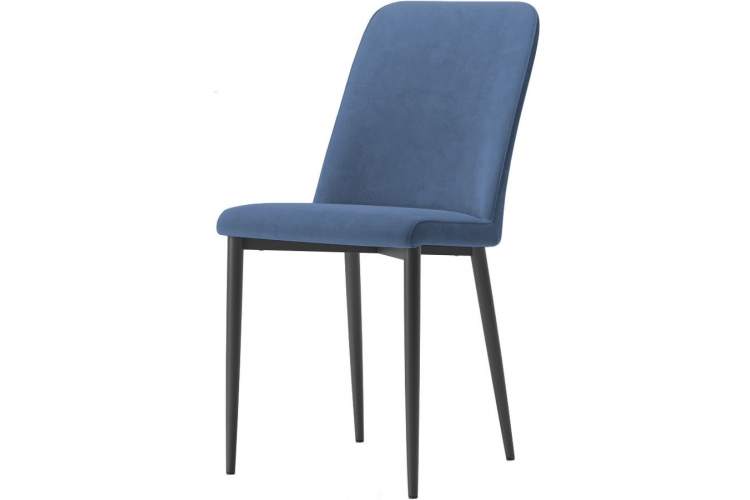 Комплект стульев «Софт» 2шт, бренди 08, кант черный, каркас черный-2