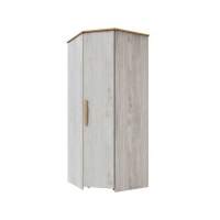 Шкаф «Скандинавия» КМК 0905.12, бетон пайн светлый/ дуб наварра