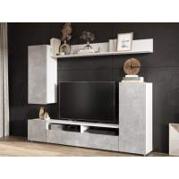 Стенка «Нео», Белый/Ателье светлый