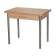 Стол М20 ДП1-02-05 900(1200)*600, ЛДСП:Дуб Сонома, Н/стола (Металлик)