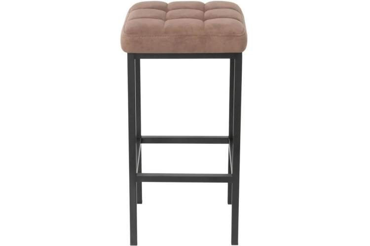 Стул «Камелот» ДП 2-07, велюр «Катания Корица», каркас черный матовый-4