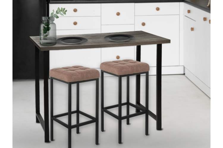 Стул «Камелот» ДП 2-07, велюр «Катания Корица», каркас черный матовый-6