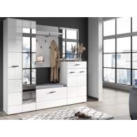 Прихожая «Йорк», Белый/белый глянец