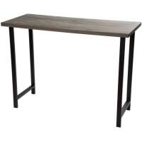 Стол-консоль барный М94 ДП1-02-04 ЛДСП «Сосна пасадена», Каркас черный матовый