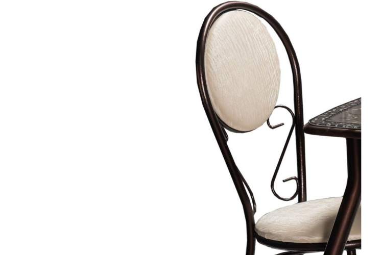 Стул «Ретро» ДП2-23, кожзам Bengal белый, каркас Арабискат-4