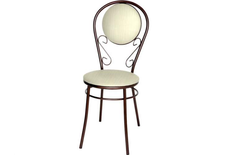 Стул «Ретро» ДП2-23, кожзам Bengal белый, каркас Арабискат