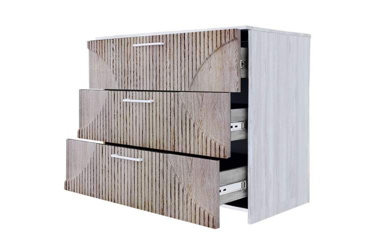 Комод «Монтале» 3Я КМК 0966.17, бетон пайн светлый/астана-3