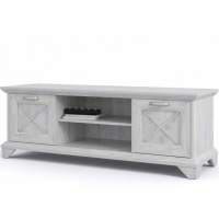 Тумба ТВ «Лорена» 2д, Бетон Паин белый