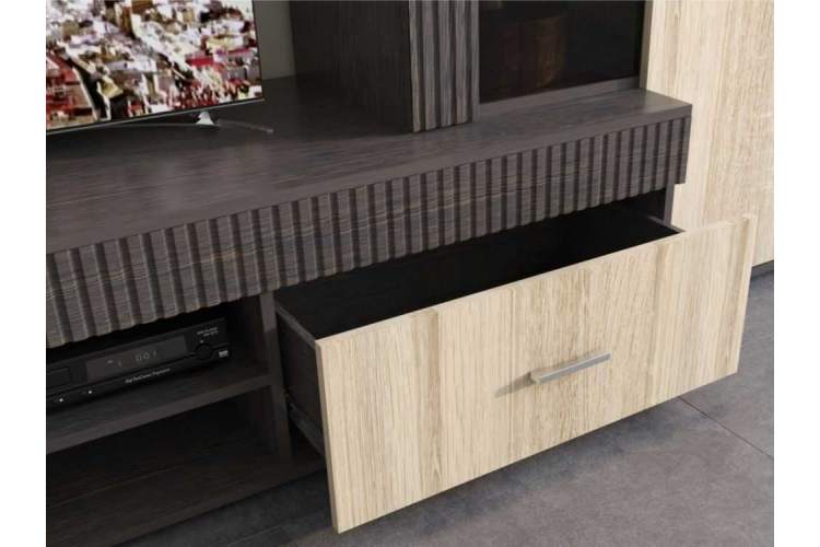 Стенка «Марк», Тик/дуб сонома-5