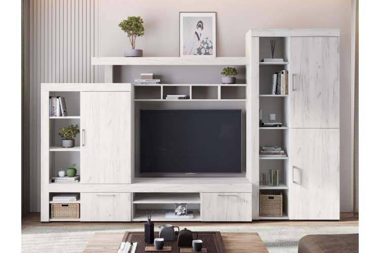 Гостиная «Гранд», дуб крафт белый-2