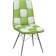 Стул «Бордо» двухцветный бело-зеленый, паук хром