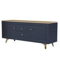 Тумба Вега Сапфир ТВ 1500, темно-синий