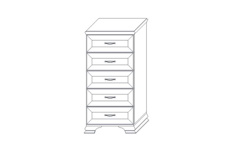 Комод Сиена 55, бежевый-4