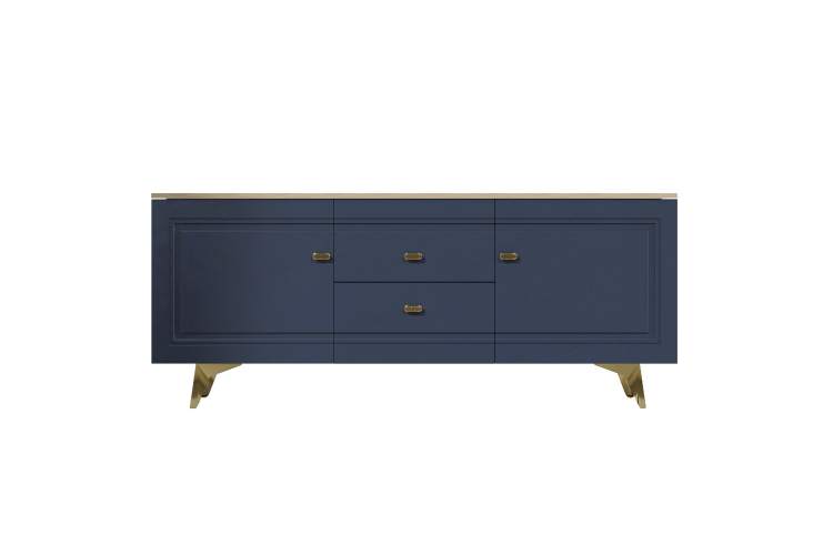 Тумба Вега Сапфир ТВ 1500, темно-синий-2