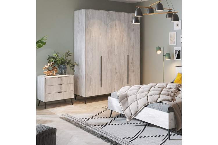 Комод «Саванна» КМК 0973.16, бетон пайн светлый-4