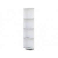 Стеллаж «Аврора», Белый/Ателье светлый