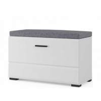 Тумба «Йорк» 1д, Белый/белый глянец