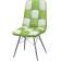 Стул «Бордо» двухцветный бело-зеленый, паук хром