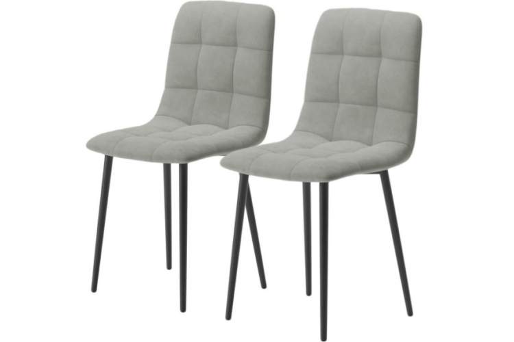 Комплект стульев «Чили» 2шт, бренди 23, каркас черный