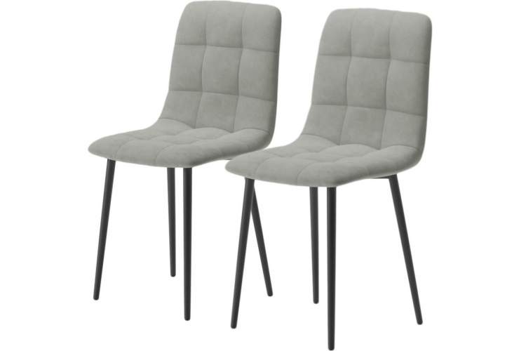 Комплект стульев «Чили» 2шт, бренди 23, каркас черный-1