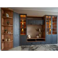 Гостиная «Лацио Сканди» угловая, Вотан/Сканди графит