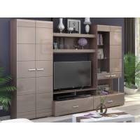 Стенка «Вегас», Кофе с молоком/шимо темный