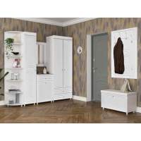 Прихожая Монако-8 белое дерево