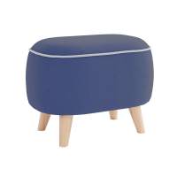 Пуф Лона / велюр киото нэви/велюр киото сильвер