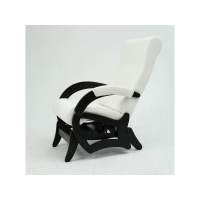 Кресло-маятник Амелия Черный / Крем