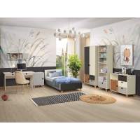 Молодежная Артис 4 Белый/Серый/Дуб Вотан Молодежная Артис 4 Белый/Серый/Дуб Вотан