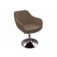 Кресло КВАНТ S к/з коричневый