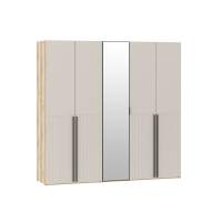 Шкафы Арден 200.04-200.02 зеркало-полки-200.04-ящики Дуб Делано / Сантьяго софт