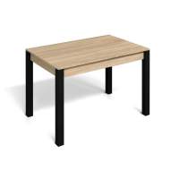 Стол не раздвижной Милан-1 Дуб Сонома / Черный