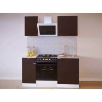 Кухня ПН-04 + ТК-04.1 + ПН-06 + ТК-06м Сокол венге