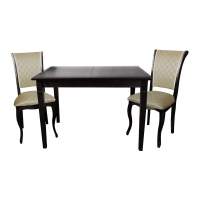 Обеденная группа СО-11/С-6 черный/бежевый Обеденная группа СО-11/С-6 черный/бежевый