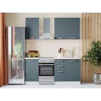 Кухня Борги комплект 4 Белый / Маренго