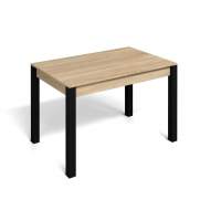 Стол Милан-1 Дуб сонома/черный