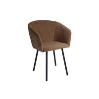 Стул Памела велюр коричневый